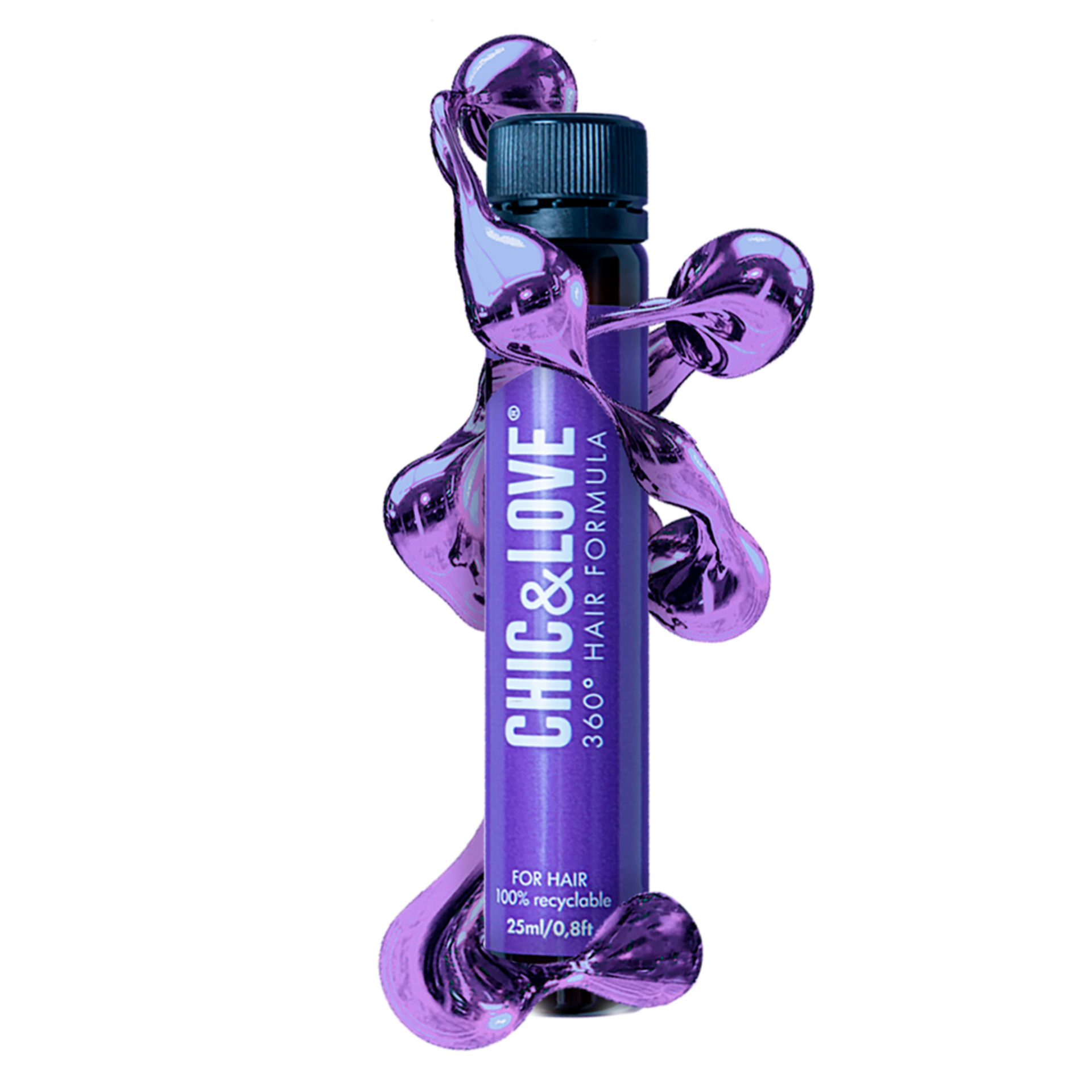 CHIC & LOVE 360º HAIR FORMULA "ANTICAÍDA" - PACK |Tratamiento 84 viales - 2